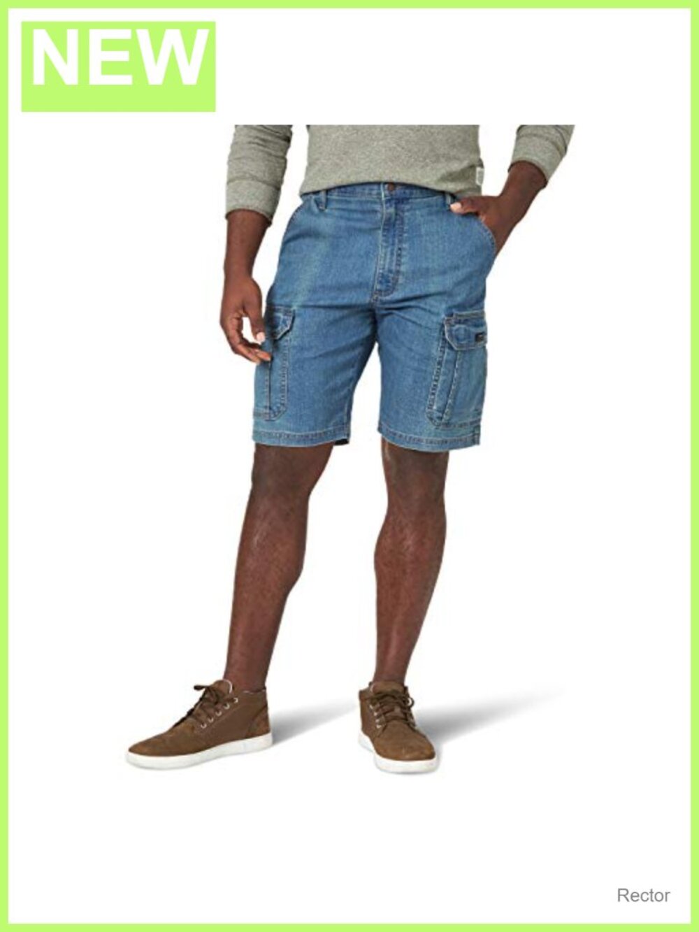 Men's Classic Cargo Stretch Shorts Relaxed Fit 10" Inseam